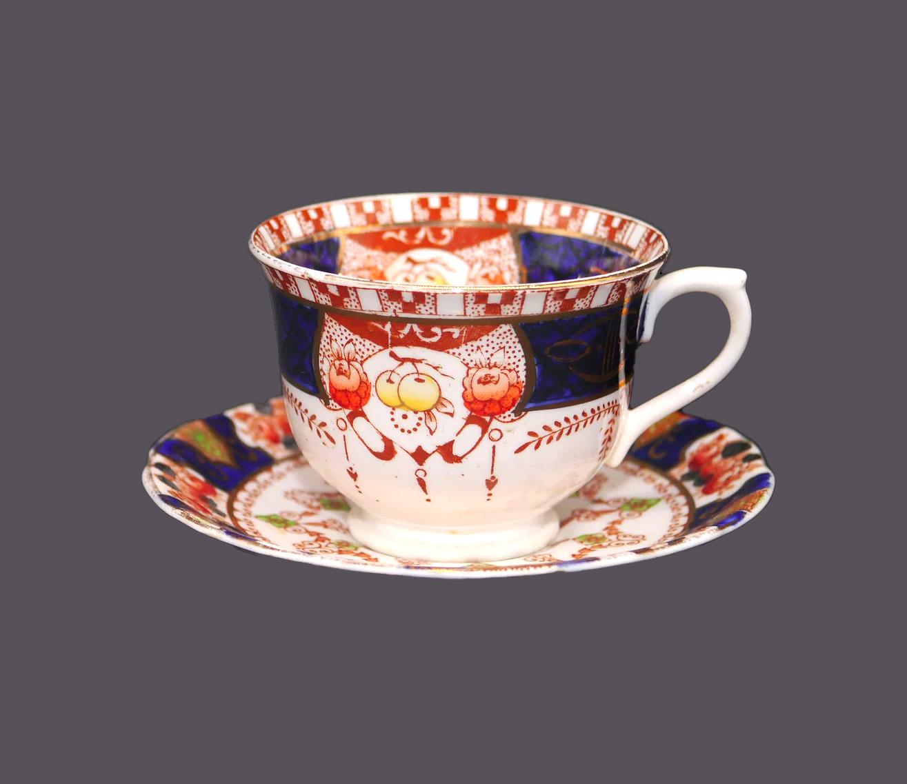 Beautifully decorated porcelain coffee cup set