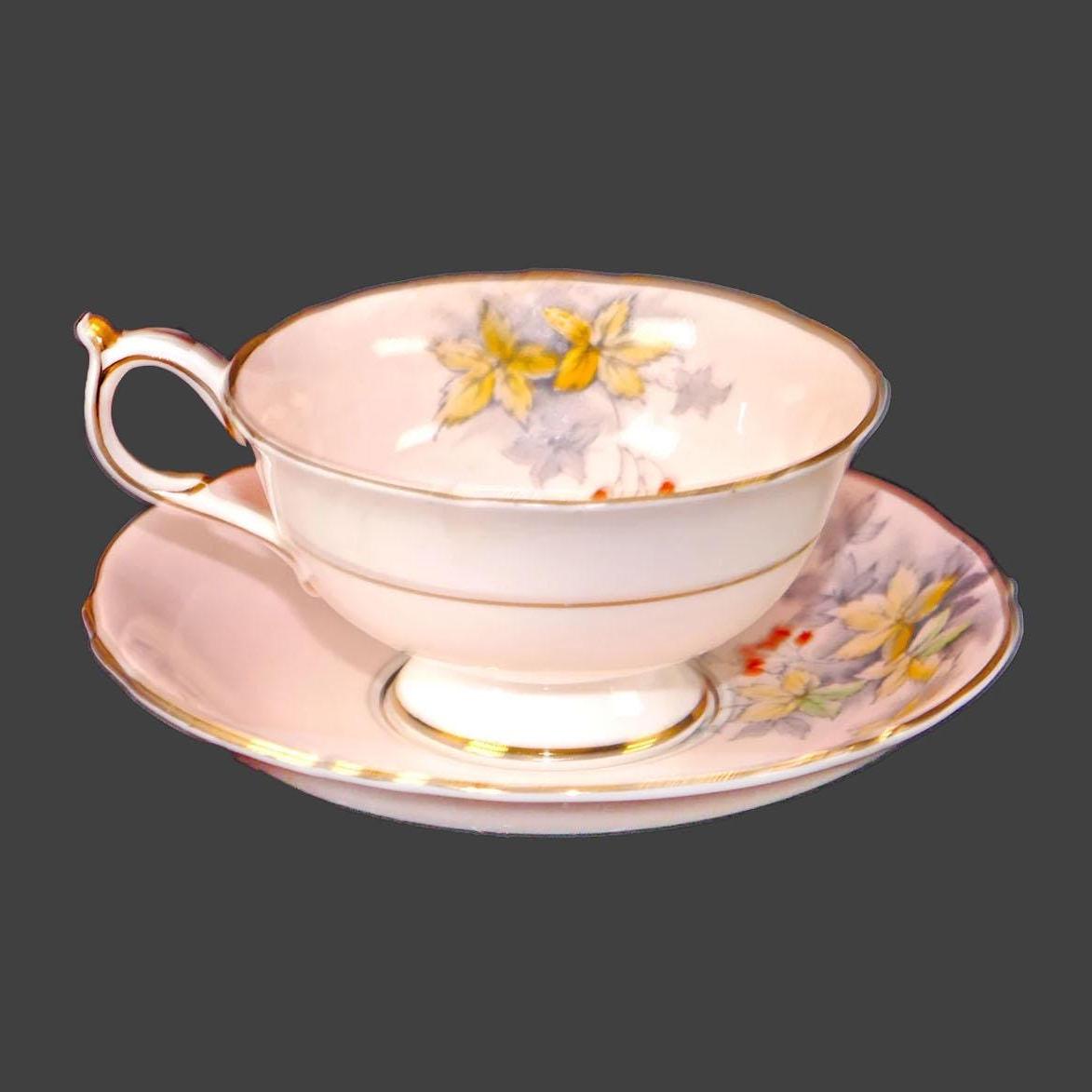 Elegant Coffee Cup Set with Base